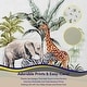 preview thumbnail 5 of 3, Sweet Home Collection Wild Safari 4-Piece Nursery Baby Crib Bedding Set