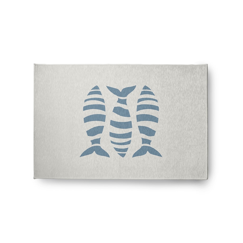 Puzzle Fish Nautical Indoor/Outdoor Rug