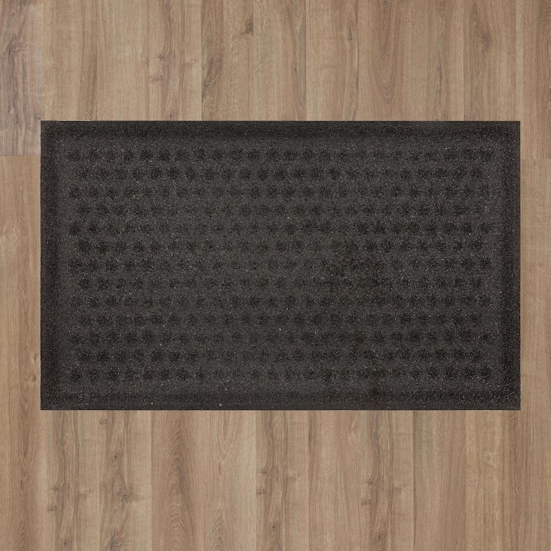 Mohawk Home Dots Impressions All Weather Recycled Rubber Door Mat