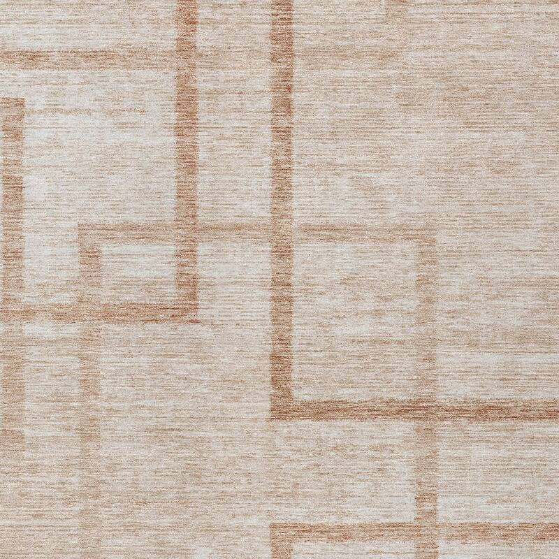 HomeRoots Geometric Transitional Rectangle Outdoor Rug