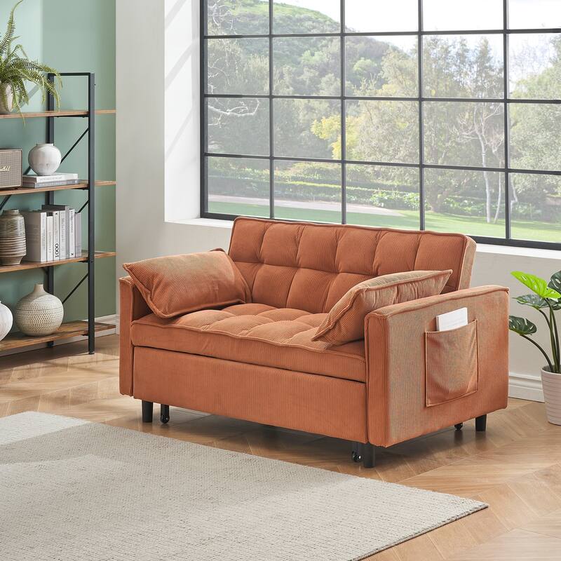 Sofa Pull-out Bed - Orange