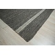 preview thumbnail 5 of 8, Gray Hand-Woven Wool Contemporary Natural Wool Flat Area Rug - Modern Elegance and Timeless Craftsmanship