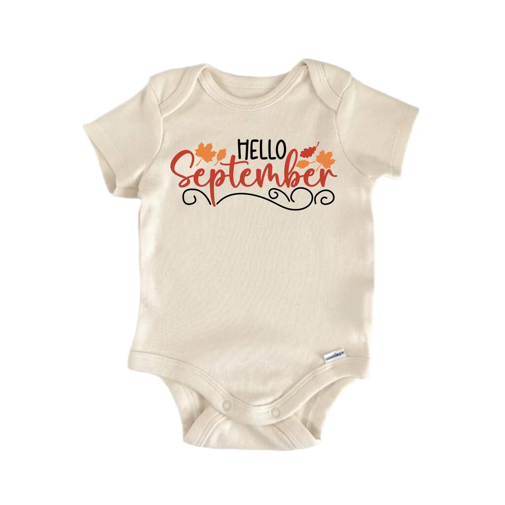 Hello September - Baby Boy Girl Clothes Infant Bodysuit Funny Cute