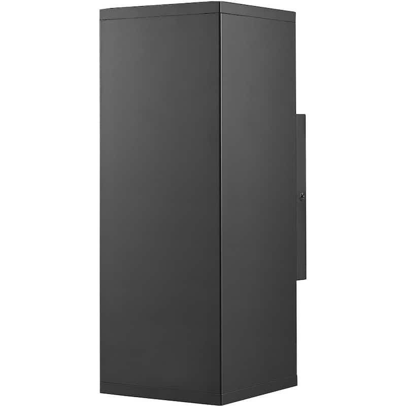 Millennium Lighting 43002 Vegas 2 Light 13" Tall Outdoor Wall Sconce - Powder Coated Black