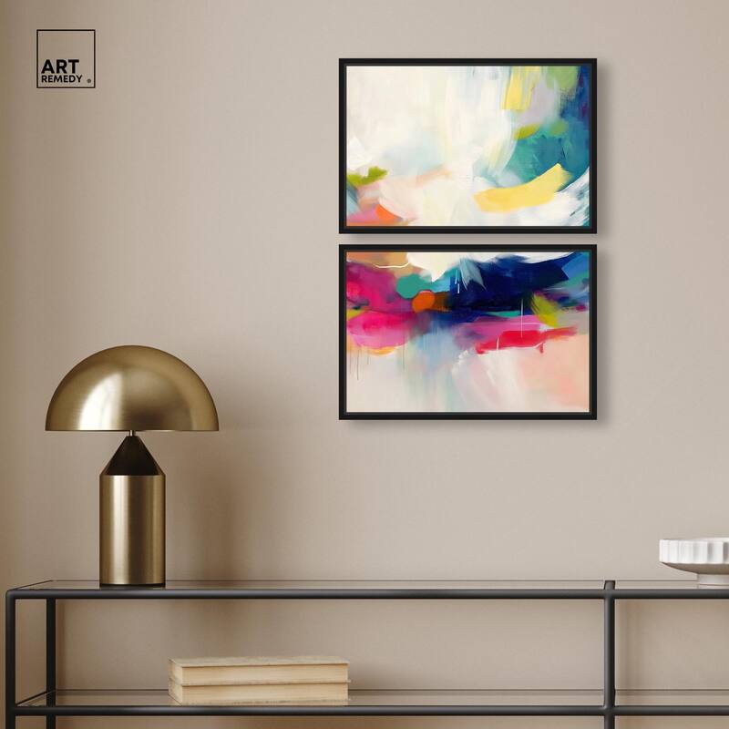 Riot of Color III Canvas Set of 2 by Art Remedy