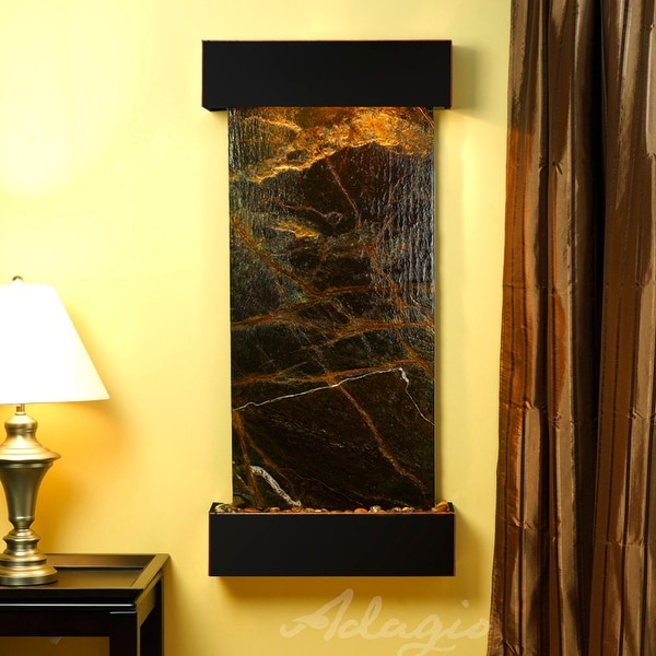 Cascade Springs Fountain - Blackened Copper - Squared Edges - Choose Options