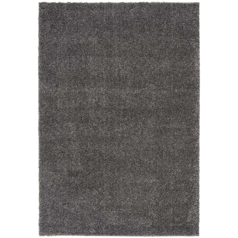 SAFAVIEH August Shag Solid 1.2-inch Thick Area Rug - 12' x 15' - Grey - Rectangle
