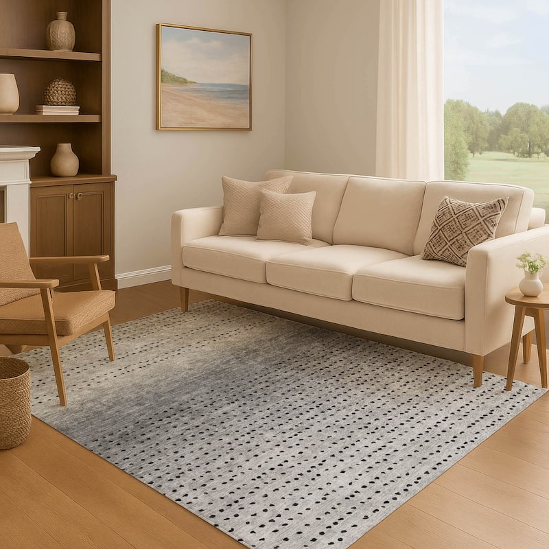 Premium Washable Super Soft Ombre Modern Mayfield Rug