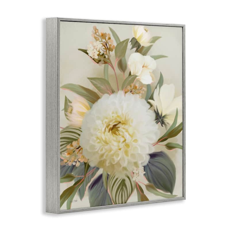 Stupell Elegant Dahlia Bundle Framed Giclee Art Design By House Fenway
