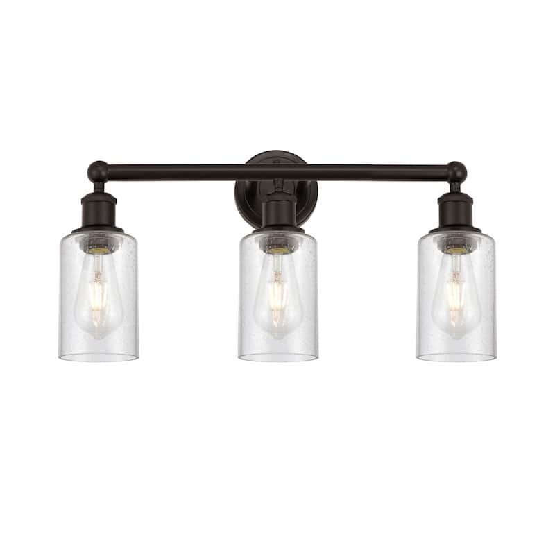 Innovations Lighting 616-3W-11-22 Clymer Vanity Clymer 3 Light 22" - Oil Rubbed Bronze / Seedy