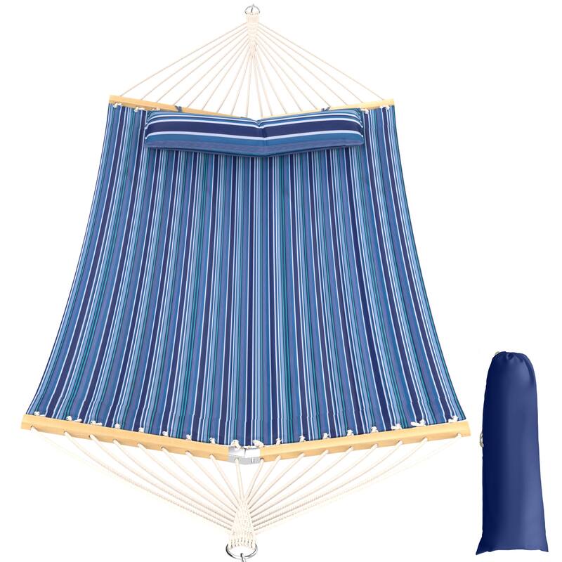 EROMMY Modern Portable Hammock, Hand-Woven Ropes, Anti-Tipping Design for Backyards, Beaches & Campsites