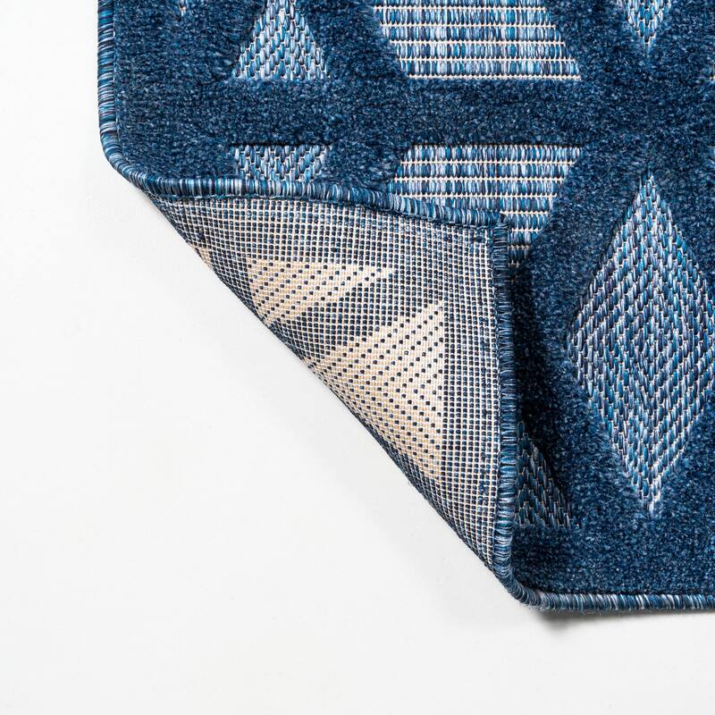 JONATHAN Y Peralta Neutral Geometric Indoor/Outdoor Area Rug