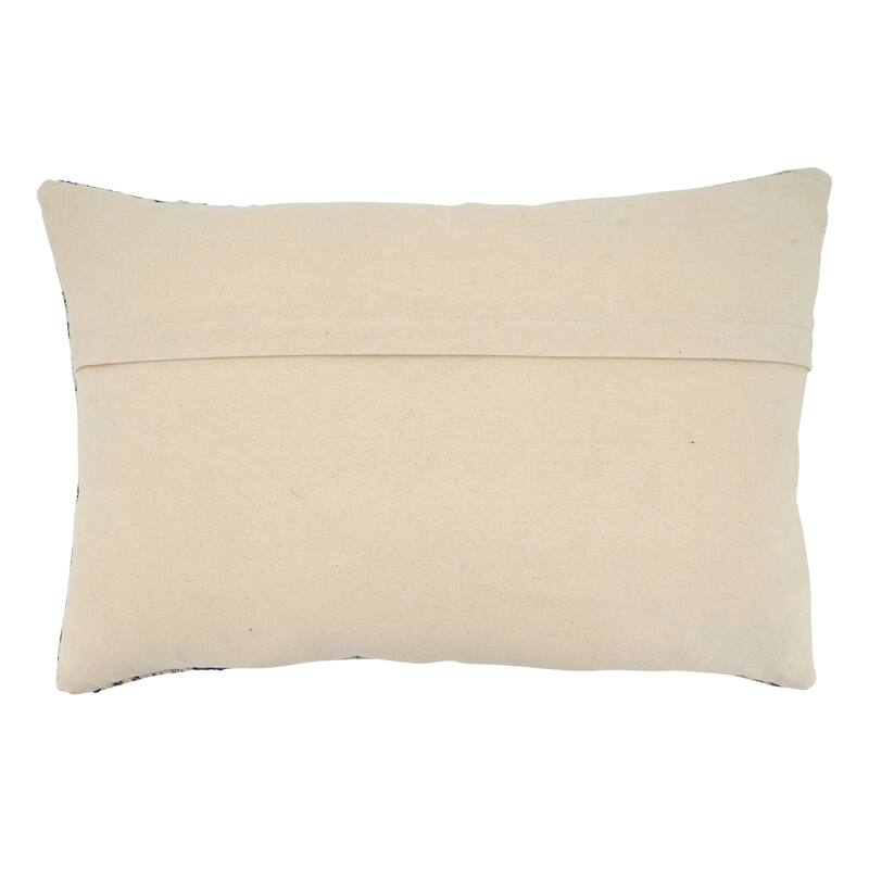 Throw Pillow With Boho Rug Style Design