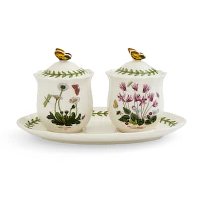 Portmeirion Botanic Garden Bouquet 3 Piece Jam Jar Set