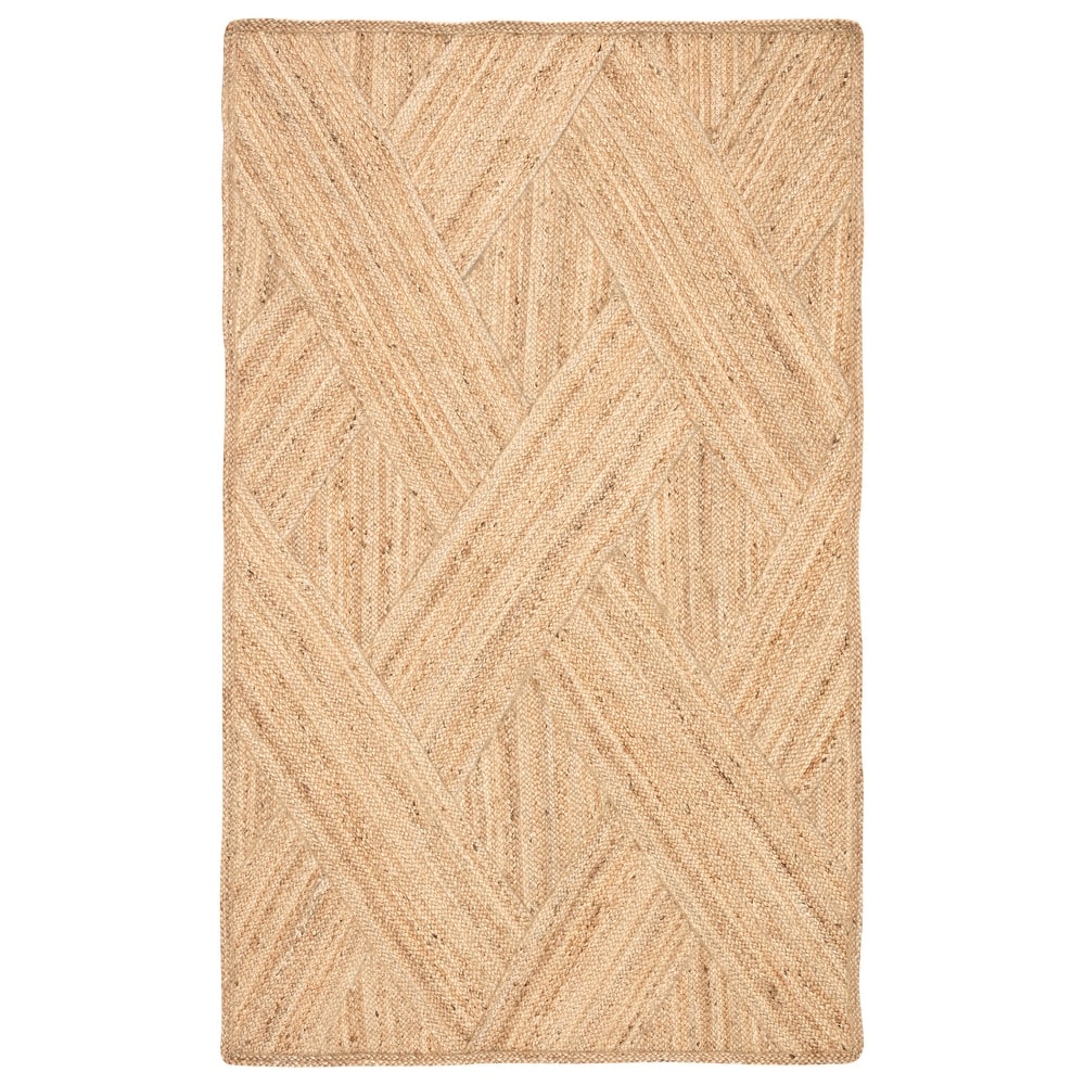 Vero Natural Trellis Area Rug