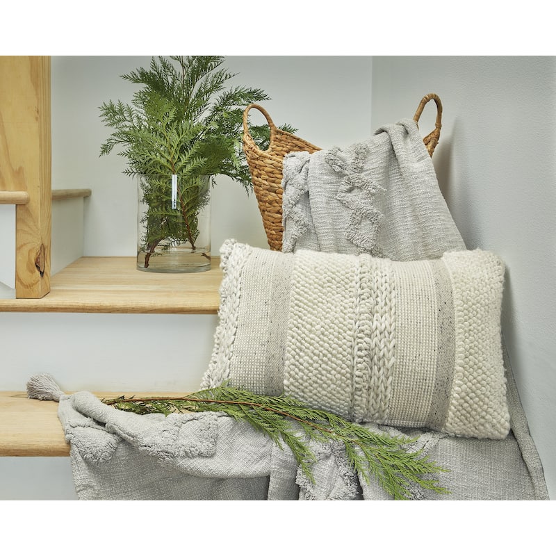 Signature Design by Ashley Standon White/Gray Pillow (Set of 4)