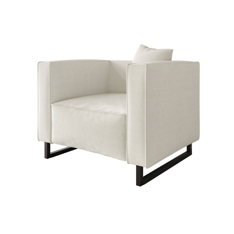 CraftPorch Mid Century Modern 3- Pieces Upholstered Living Room Set