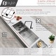 preview thumbnail 7 of 12, STYLISH 42 inch Workstation 70/30 Double Bowl Undermount 16 Gauge Stainless Steel Kitchen Sink with Accessories included