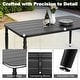 preview thumbnail 21 of 71, Nuu Garden Rattan Metal Patio Dining Set with Umbrella Hole, Zippered Cushions