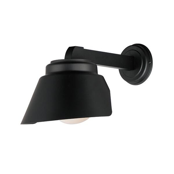 slide 2 of 4, Maxim 10117 Habit 10" Tall Outdoor Wall Sconce Black
