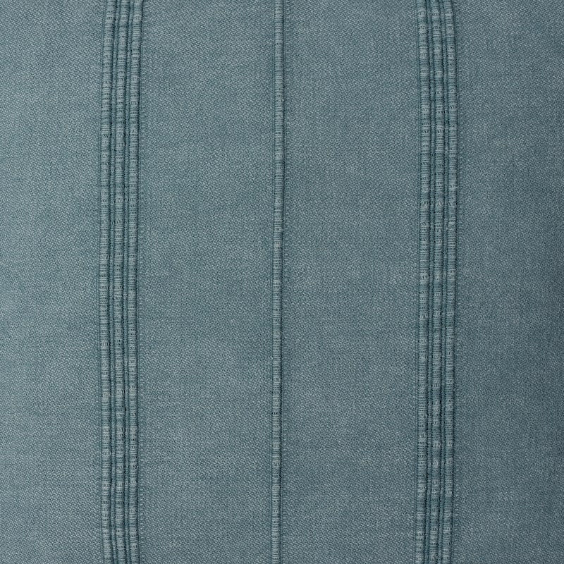 Sevita Subtle Striped Turkish Cotton Throw Pillow - Bluish Gray