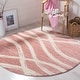 preview thumbnail 107 of 171, SAFAVIEH Adirondack Lelia Modern Abstract Distressed Rug 4' Round - Rose/Cream - Round