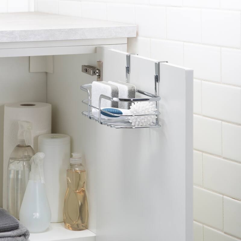 Kitchen Details Over the Cabinet Organizer in Chrome