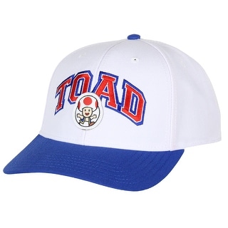 Nintendo Super Mario Toad Embroidery Design Adjustable Snapback
