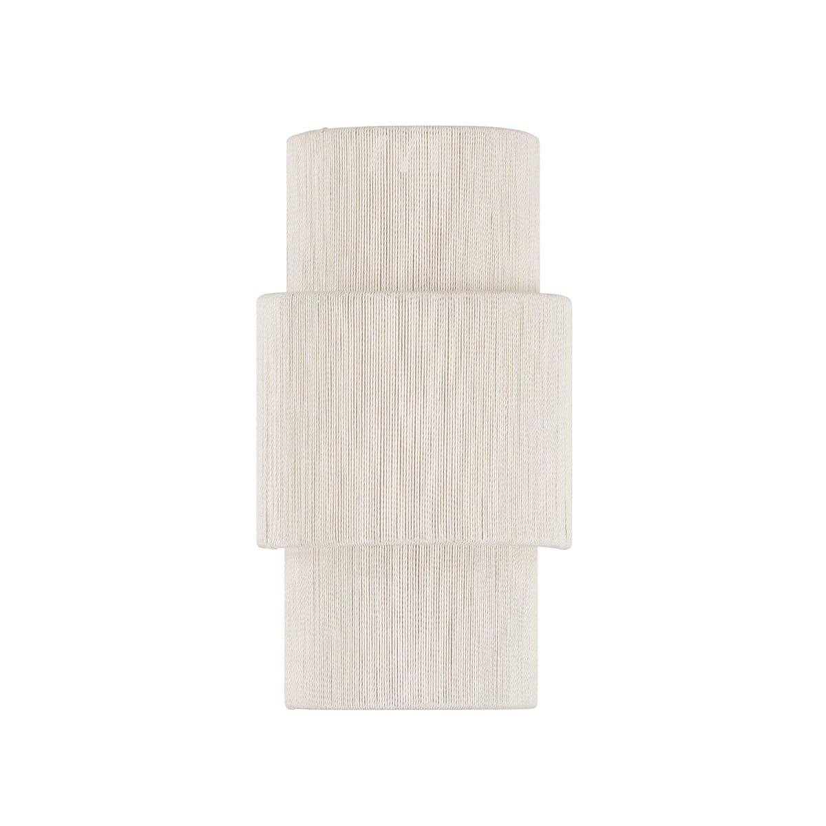 Balthazar LED Wall Sconce in Natural Abaca