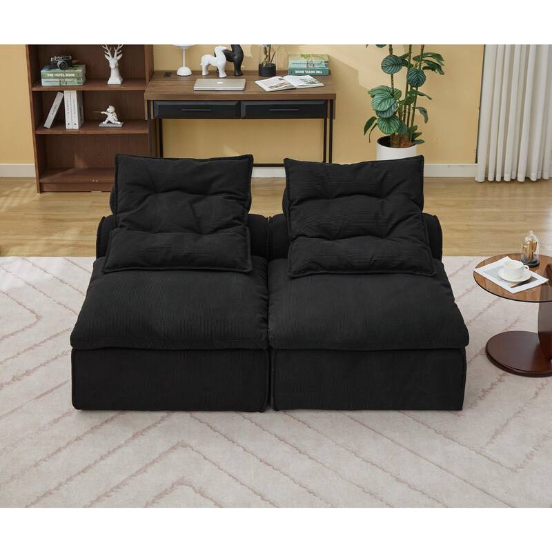 Versatile Modular Sofa with DIY Options and Comfort Features for Any Living Space