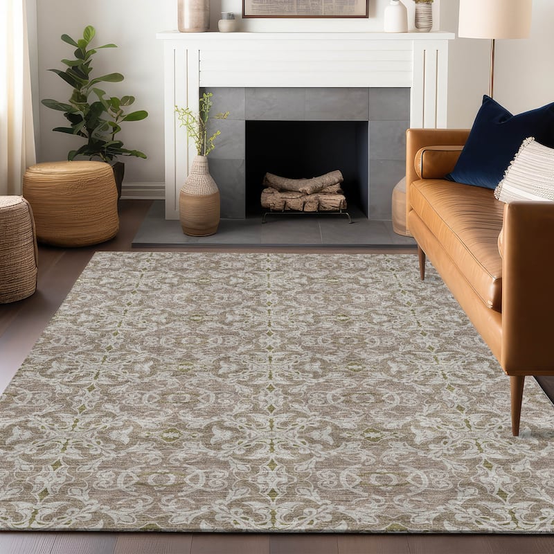Premium Washable Super Soft Boho Crest Mayfield Rug