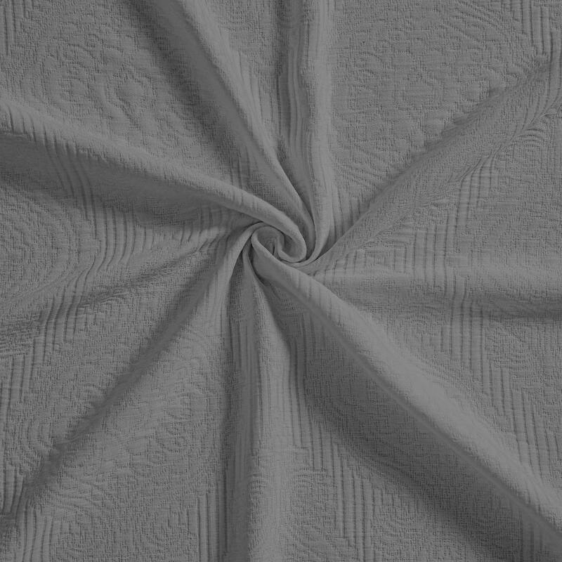 Superior Florin Jacquard Scrolling Medallion Cotton Bedspread Set