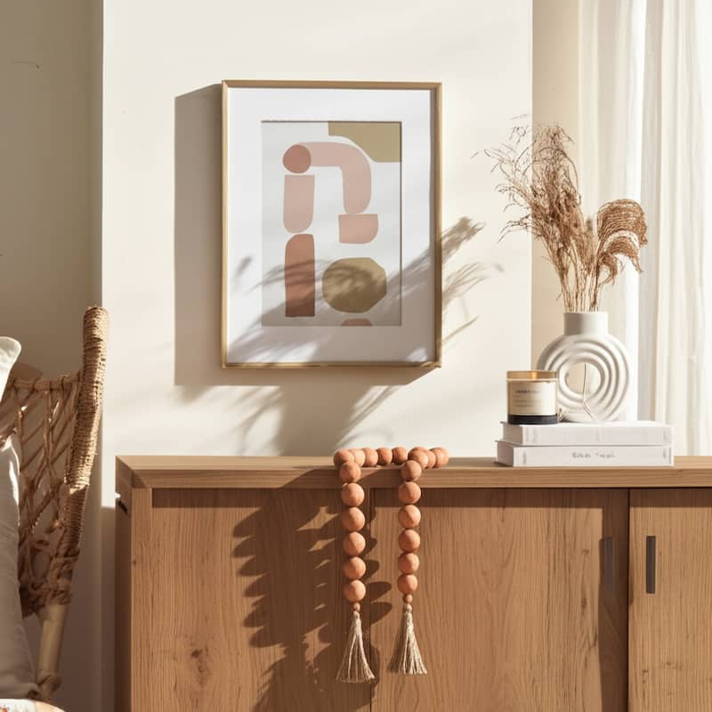 Ecomix Jute Decorative Garland with Tassels Bartholomew - 3" Brown - 53" x 3" x 3"