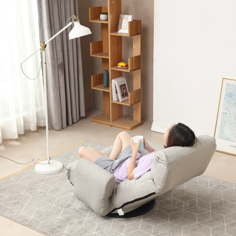 Adjustable head and waist, game chair, lounge chair in the living room, 360 degree rotatable sofa chair