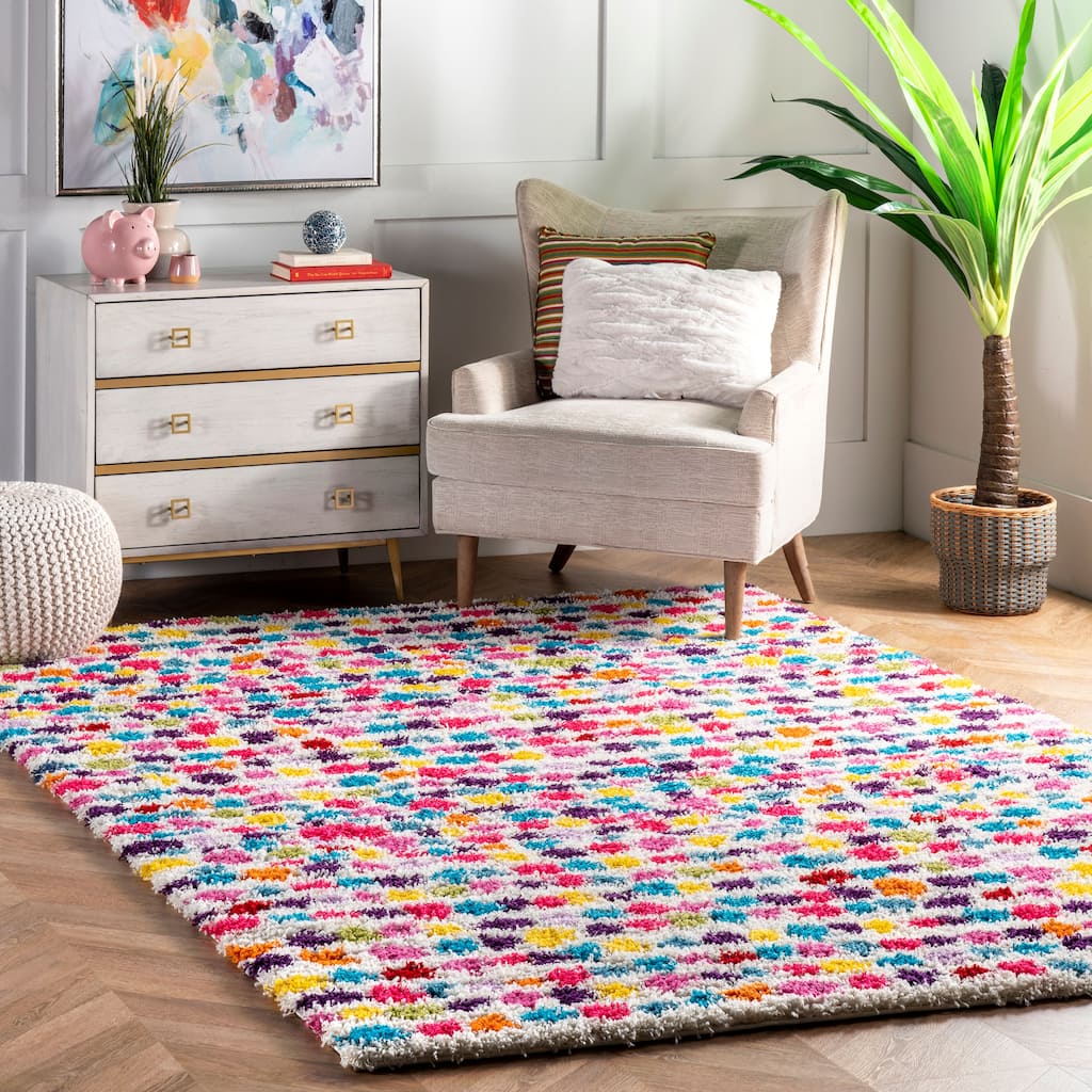 Nuloom Allard Striped Shag Area Rug