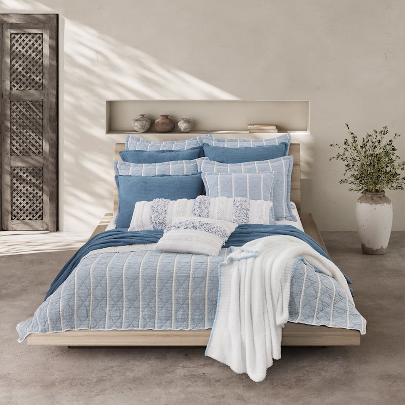 Playa Pillow Sham - Blue - King