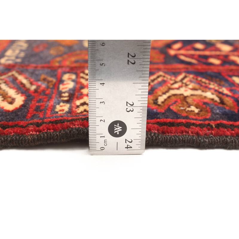 ECARPETGALLERY Hand-knotted Teimani Dark Navy Wool Rug - 3'0 x 4'8