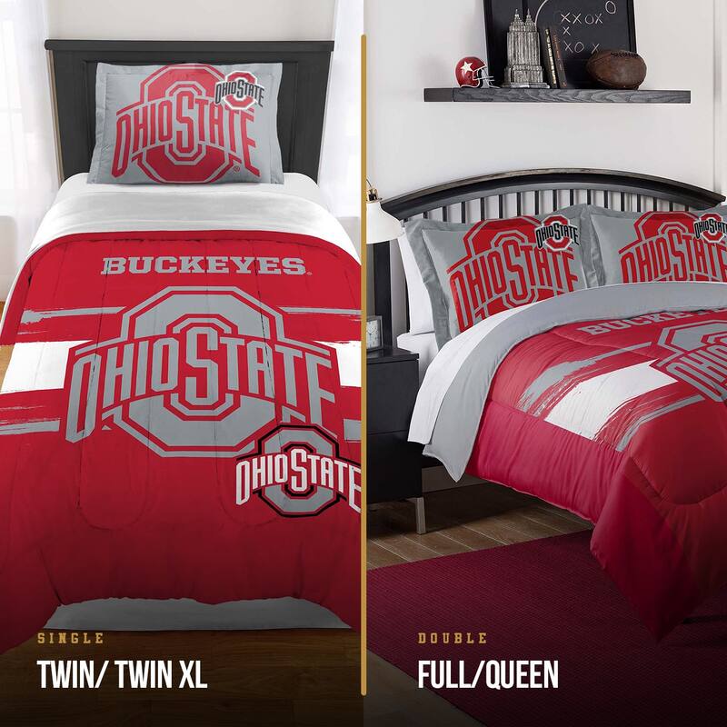 NCAA Ohio State Buckeyes Officially Licenced Comforter & Sham set