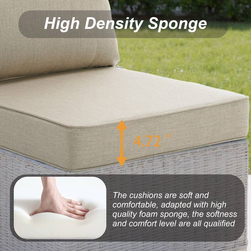 Sunbrella Indoor Outdoor Chair Cushion and Pillow