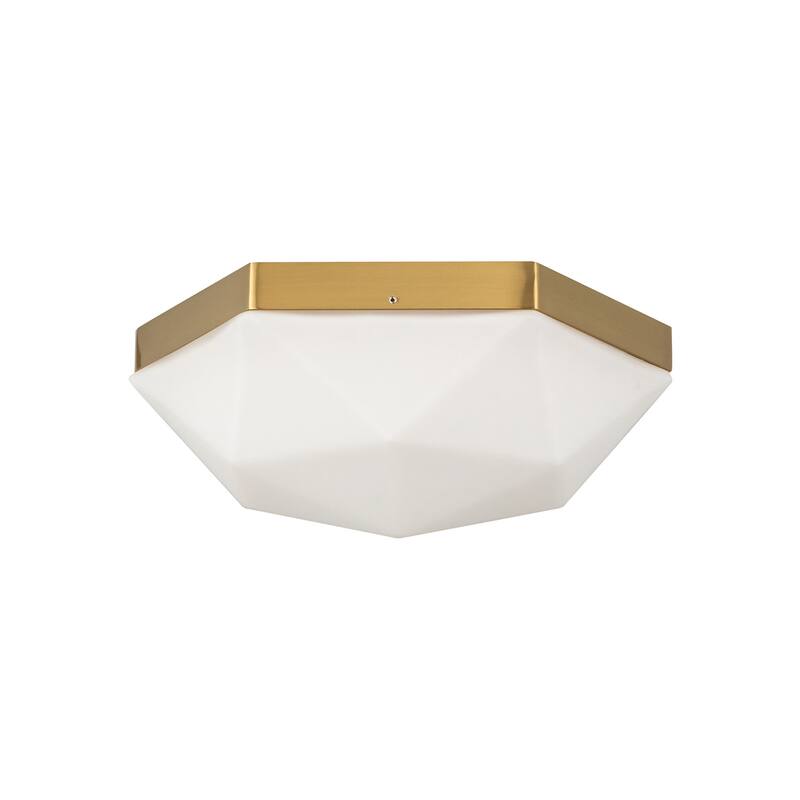 Alora Lighting FM424512 Krysta 2 Light 11" Wide Flush Mount Bowl