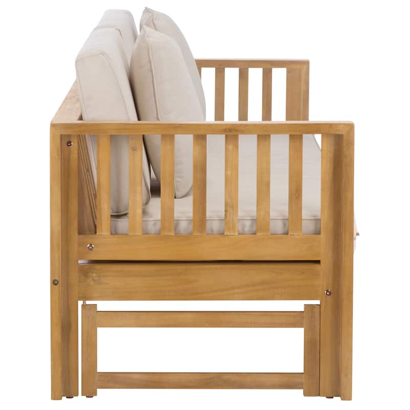 SAFAVIEH Outdoor Living Napoli Bench & Bed - 26"W x 78"D x 24"H