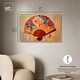 preview thumbnail 32 of 60, Spaniard Fan Canvas Glam Livingroom Wall Art by Art Remedy