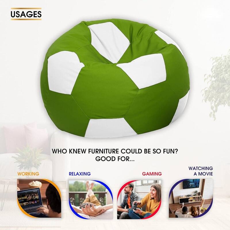 Soccer Bean Bag Cover (Filler Not Included)