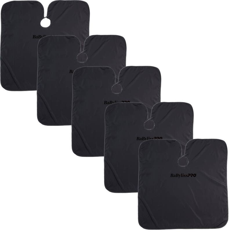 5x BaByliss Pro Barberology Professional Cutting Cape BBCAPEMB - Black
