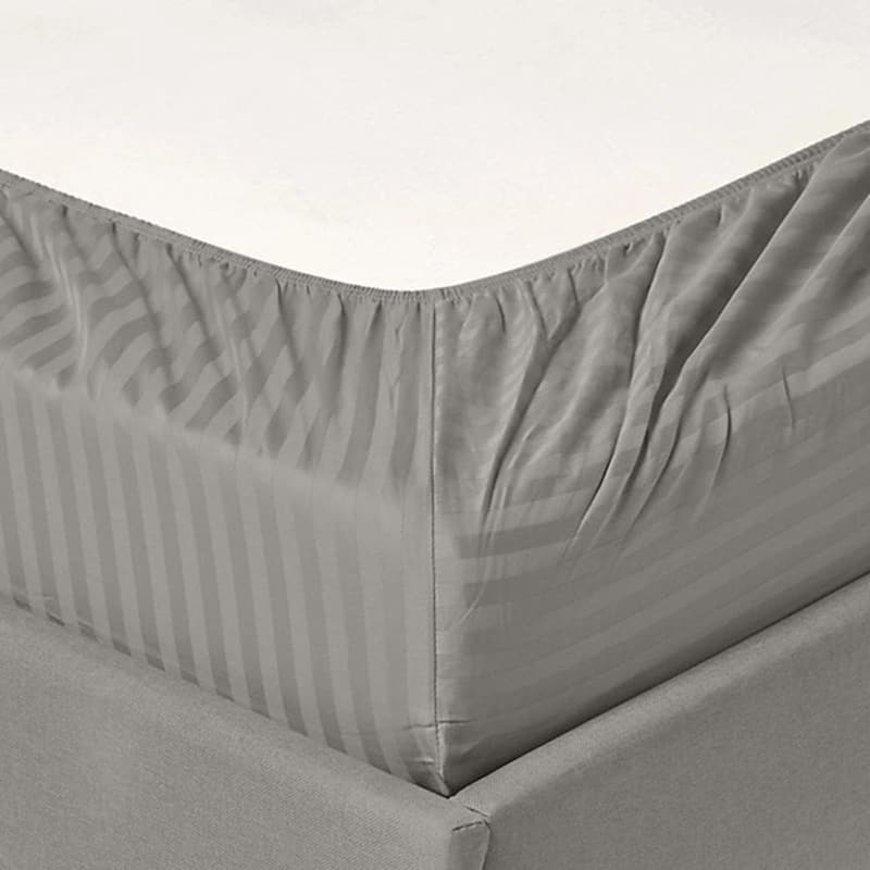 Spring Home 1200 Thread Count Egyptian Cotton Deep Pocket Dobby Striped Sheet Set