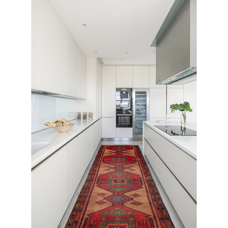 ECARPETGALLERY Hand-knotted Konya Anatolian Tan Wool Rug - 3'7 x 14'3