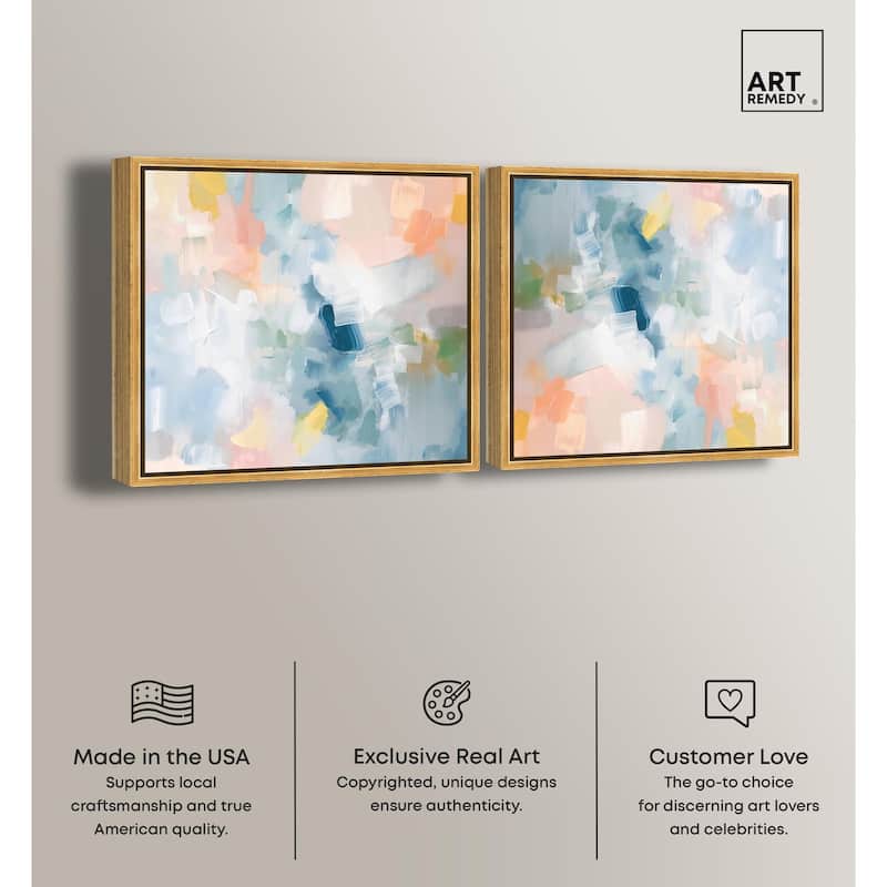 Gold Dust II Canvas by Art Remedy
