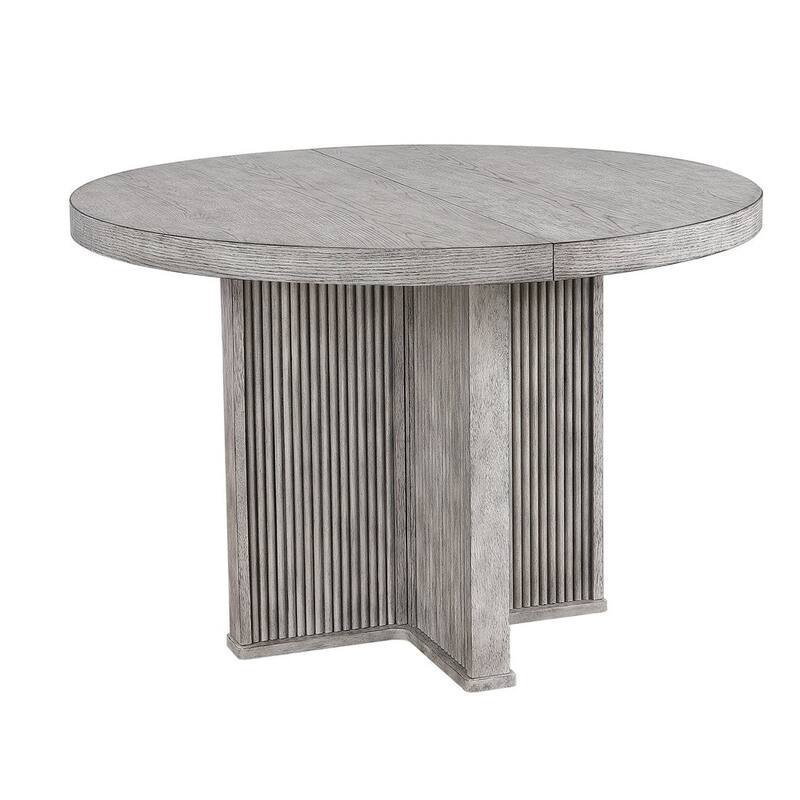 Ripple Dining Table & Max 5-Piece Dining Set In Dove Grey