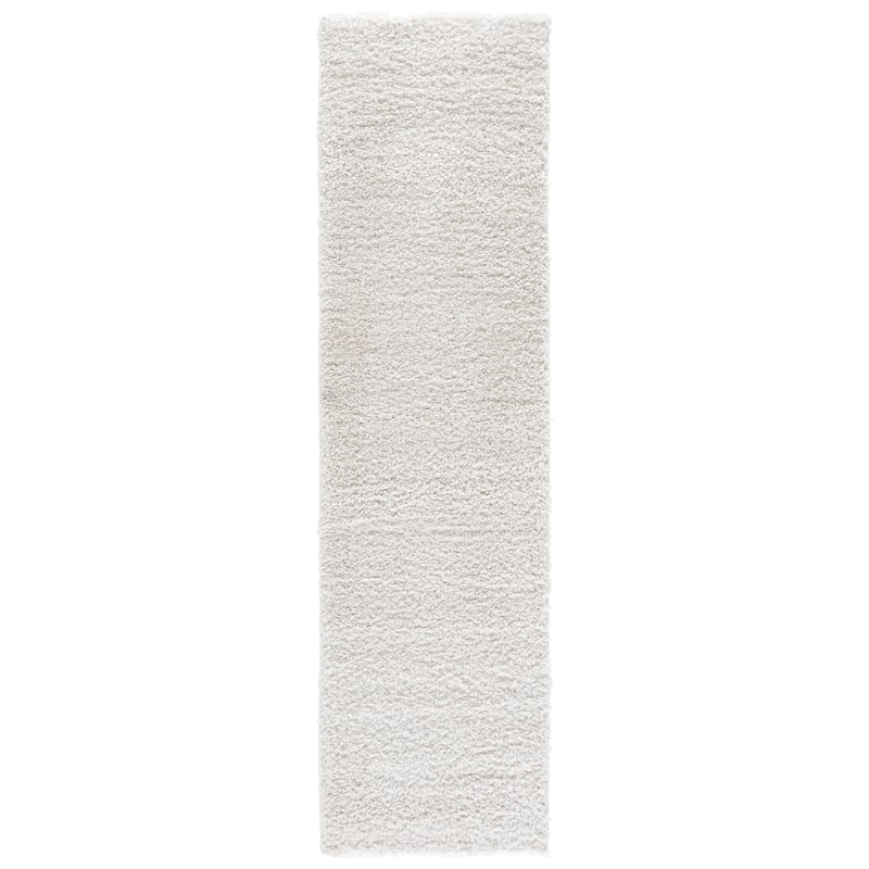 SAFAVIEH Atlantis Shag Aziza Casual Rug - Ivory - 2'2" x 8' Runner