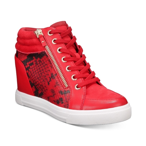 aldo women's red sneakers